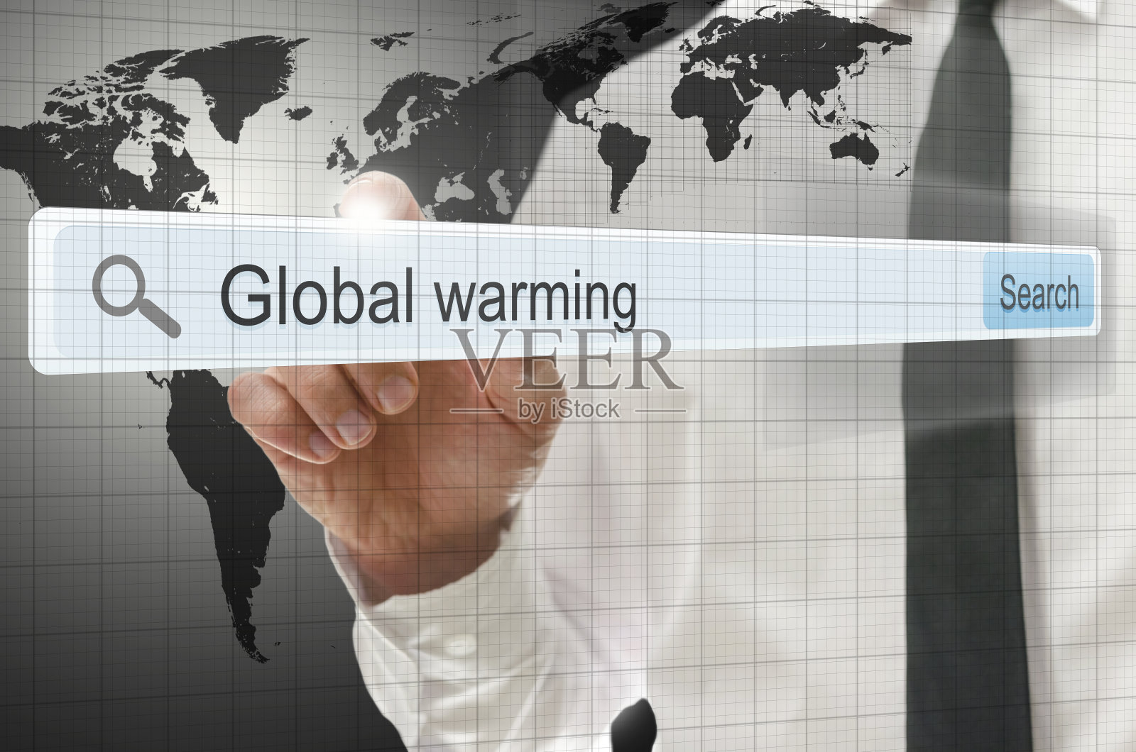 全球变暖写在搜索栏里照片摄影图片
