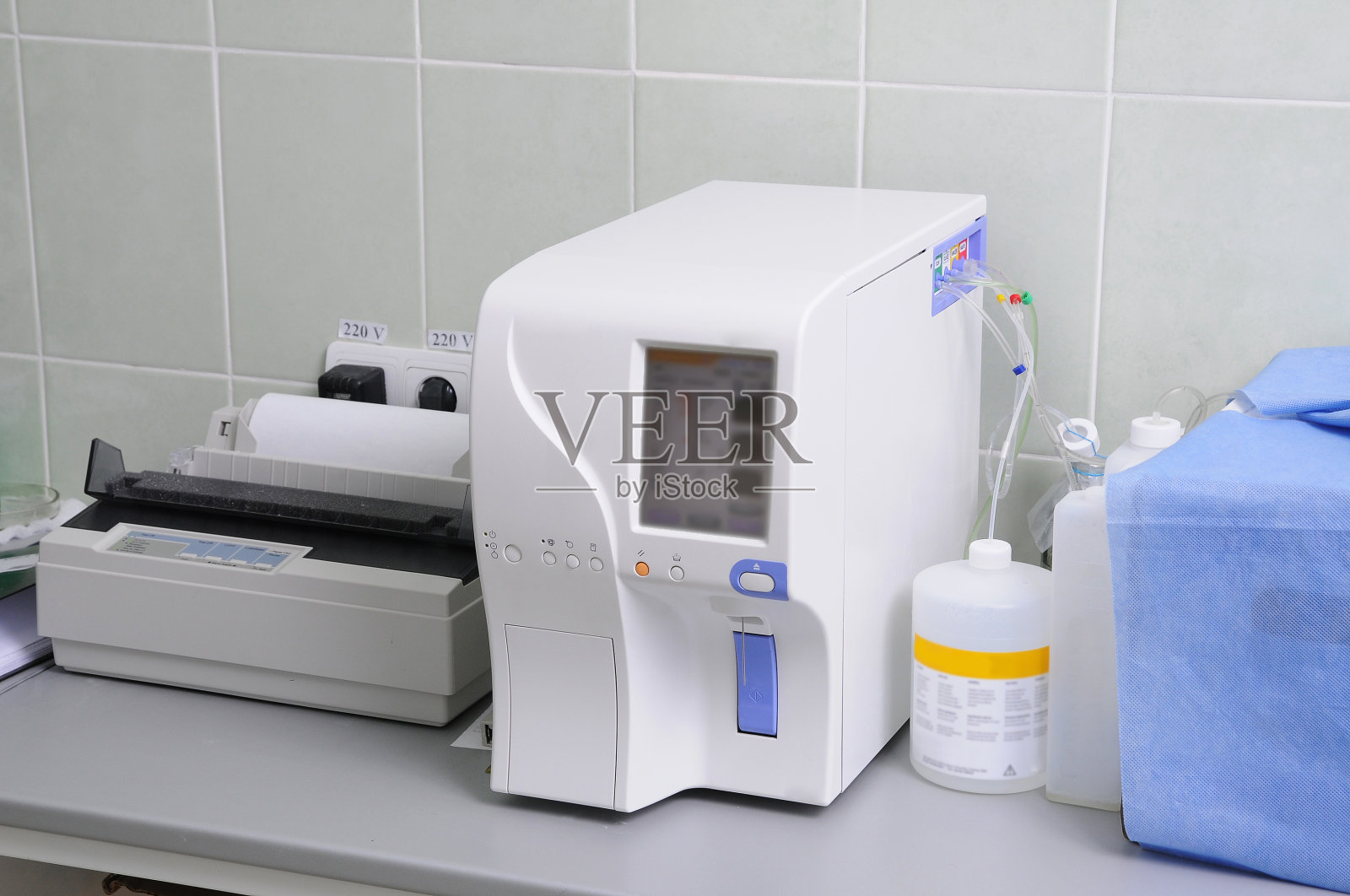 医院的设备。照片摄影图片