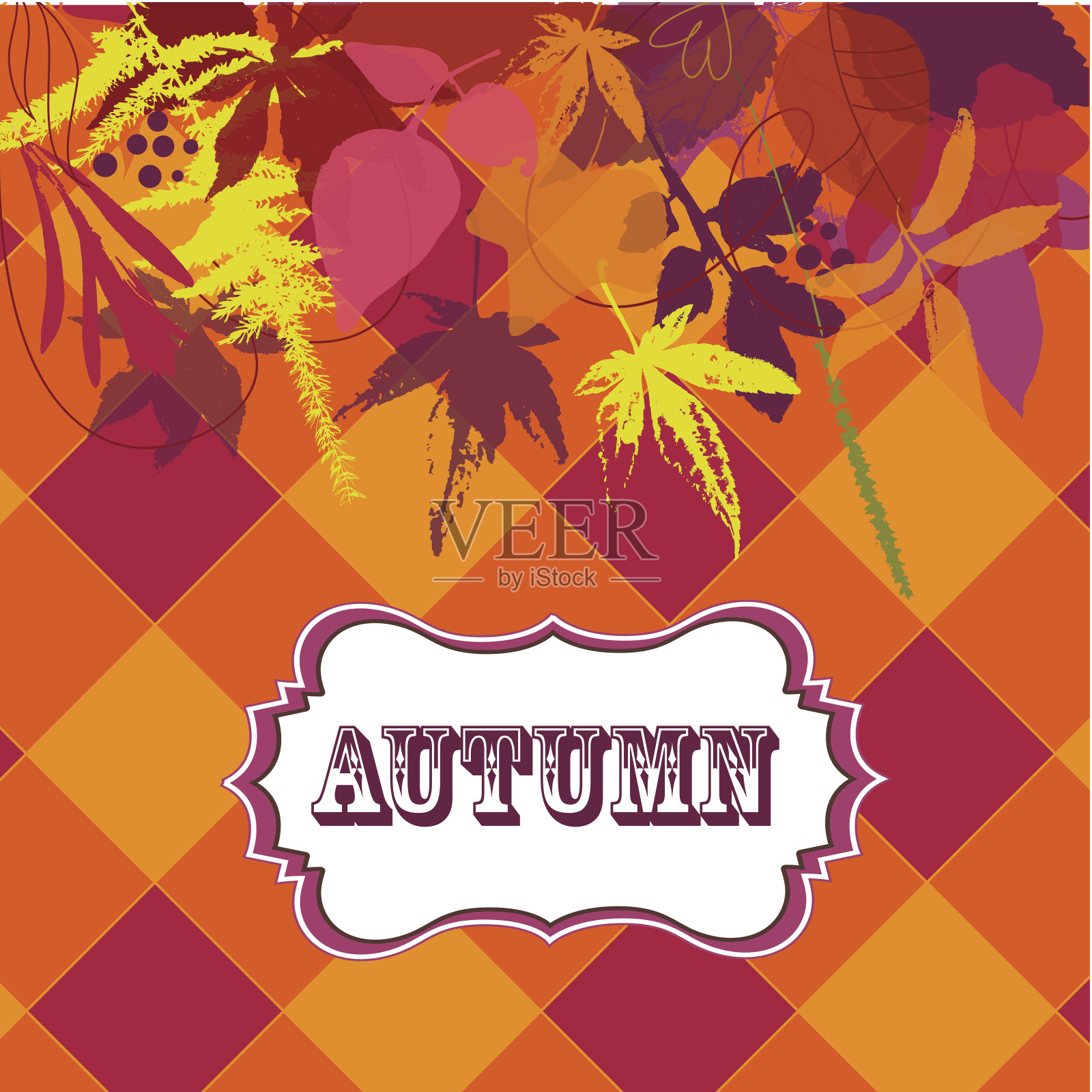 秋叶设计23插画图片素材