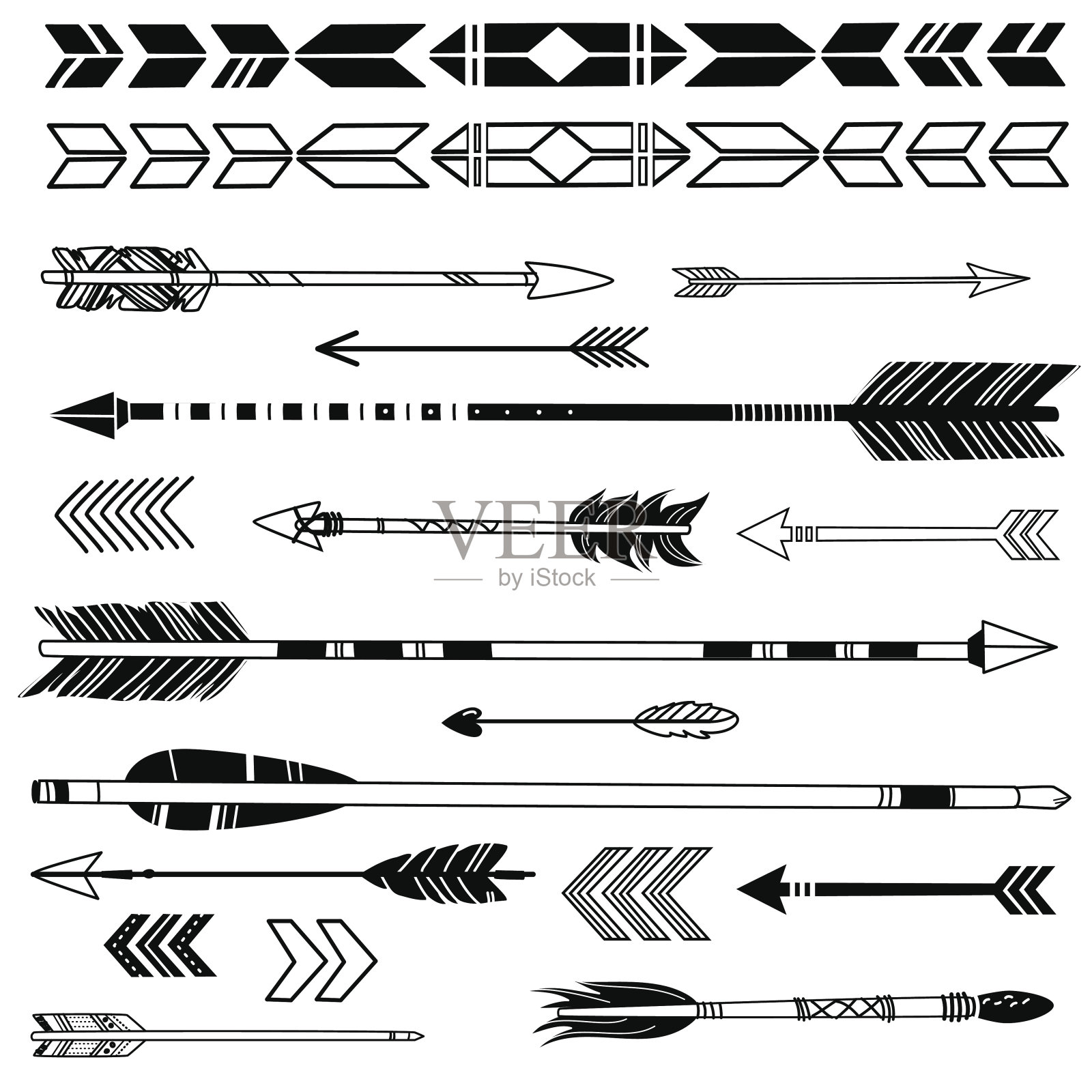 箭头5插画图片素材