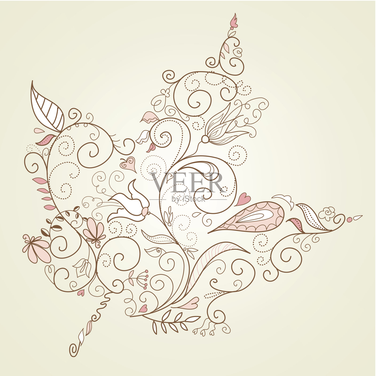 秋叶设计12插画图片素材