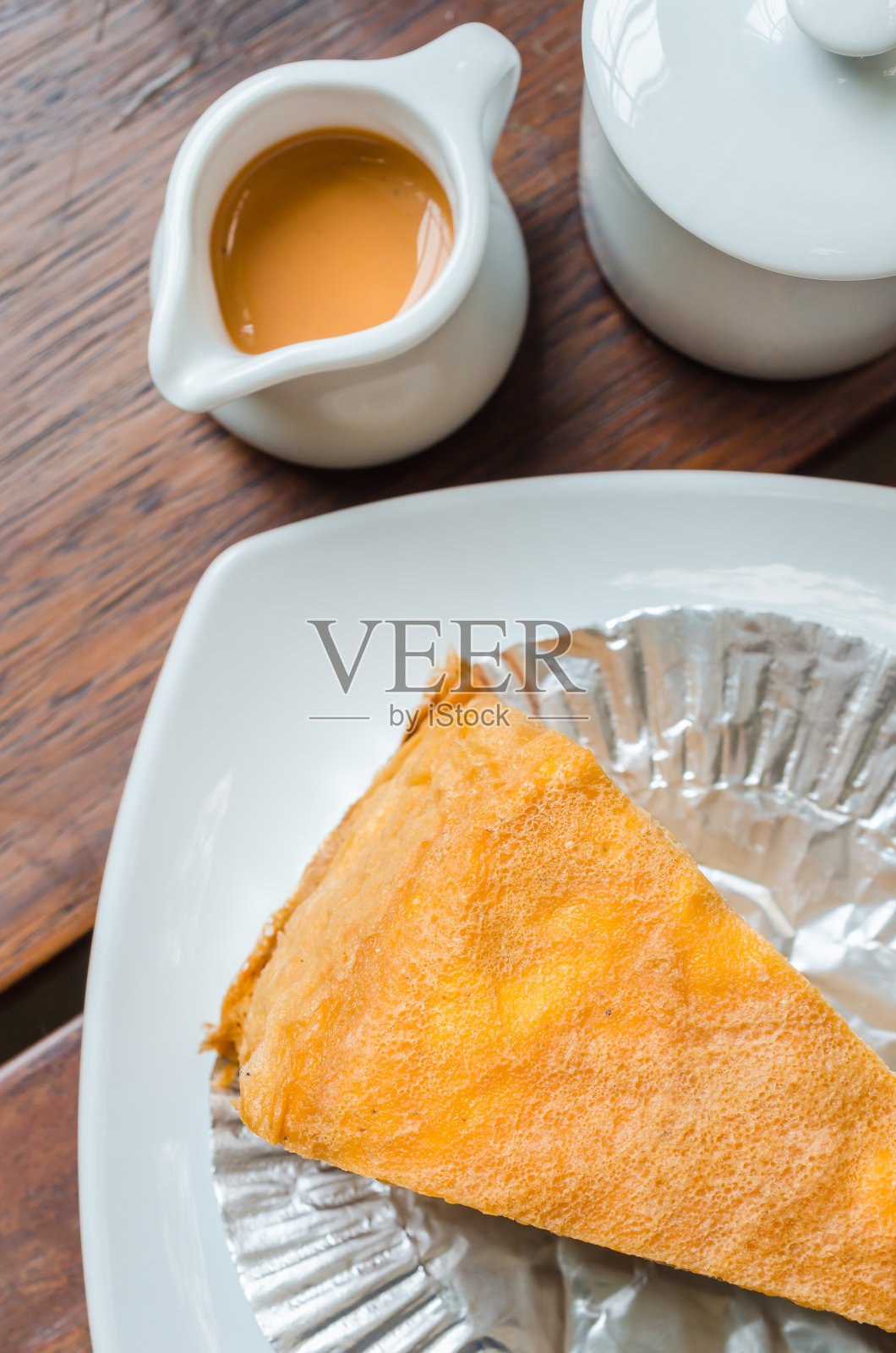 绉蛋糕照片摄影图片