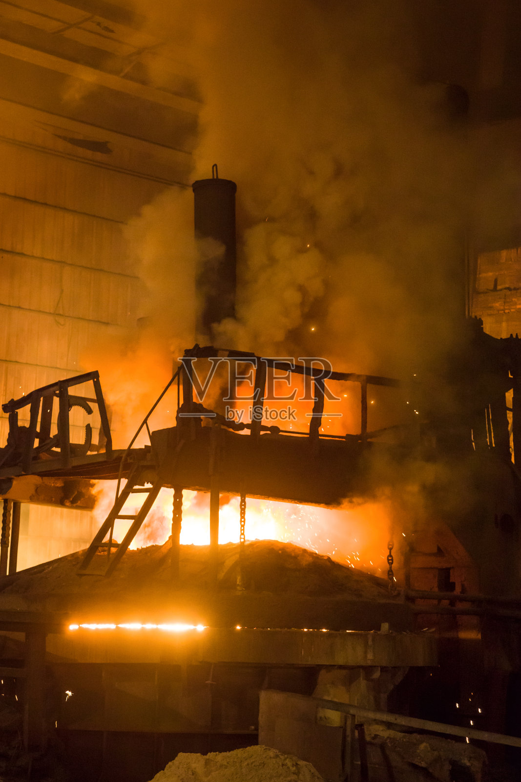 炼钢照片摄影图片