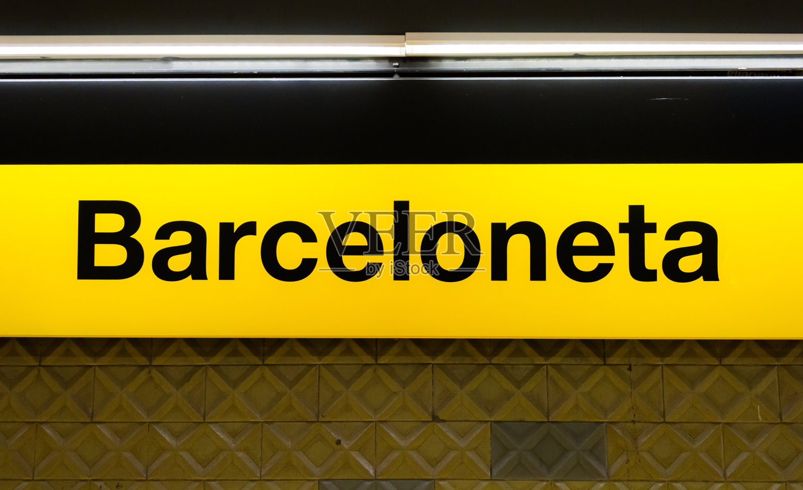 Barceloneta标志照片摄影图片