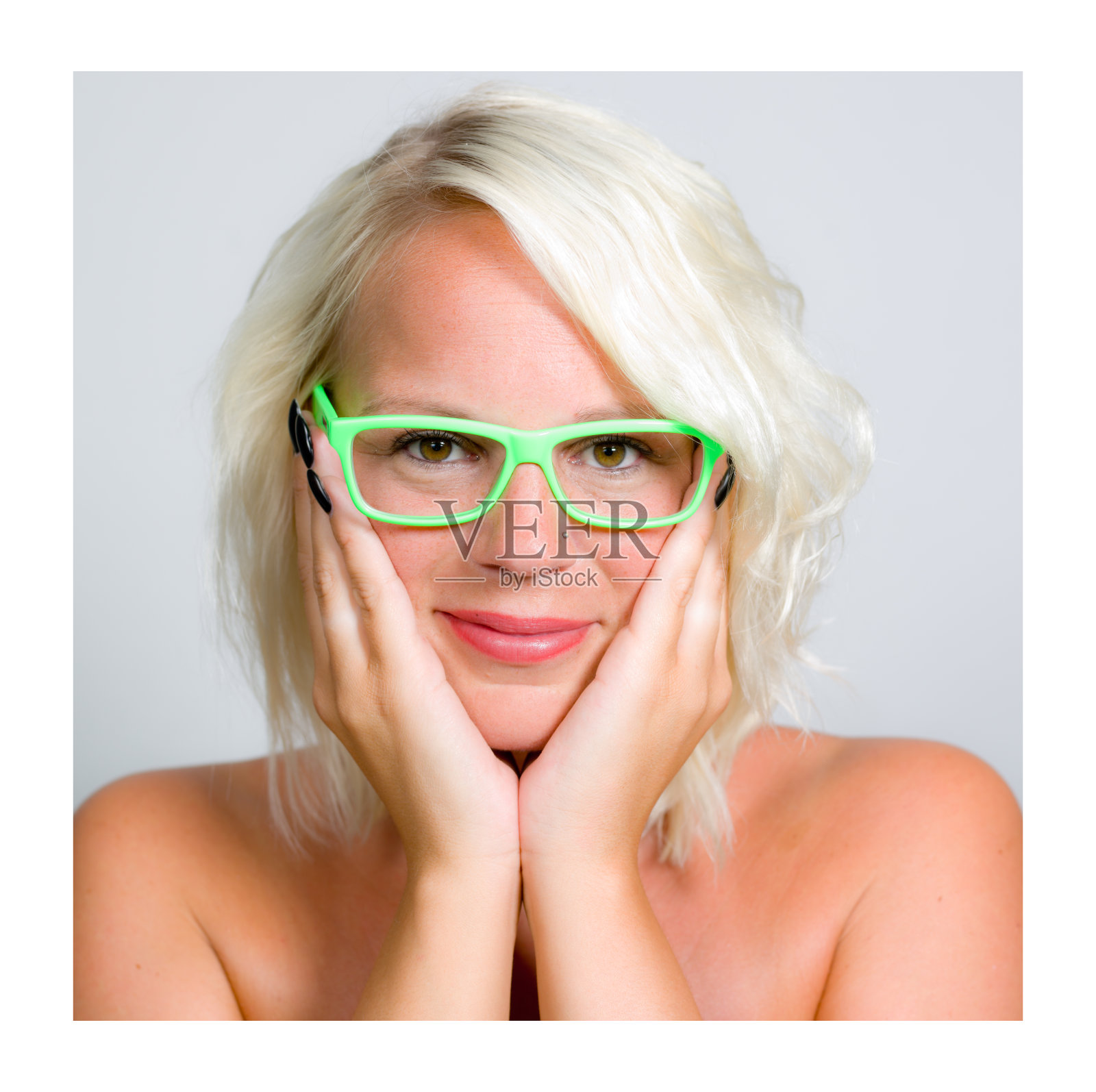 金发和美丽照片摄影图片