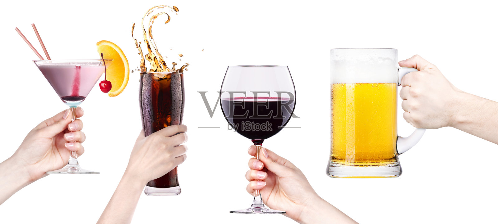 用酒精鸡尾酒拼贴画照片摄影图片