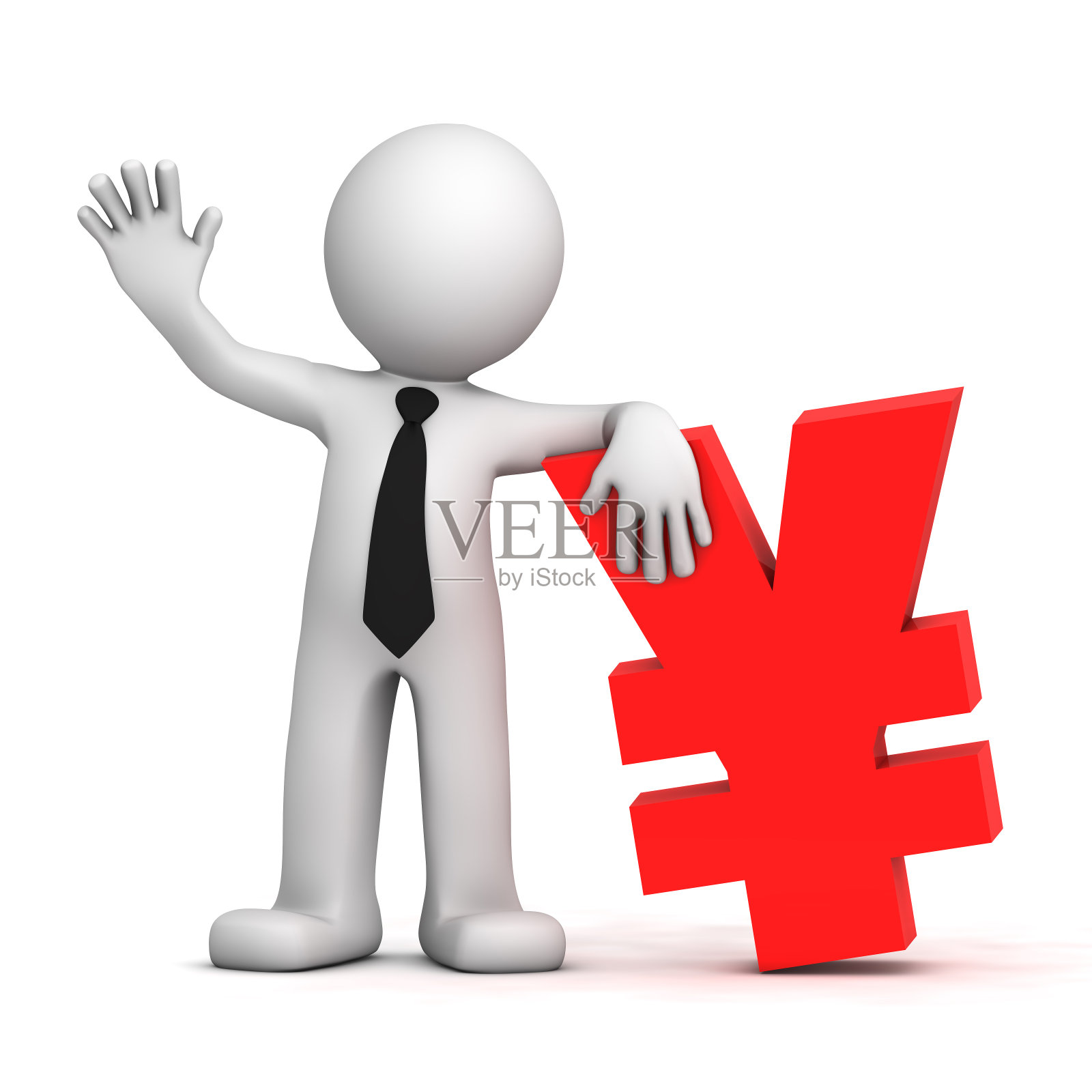 3d商人与欧元货币符号照片摄影图片