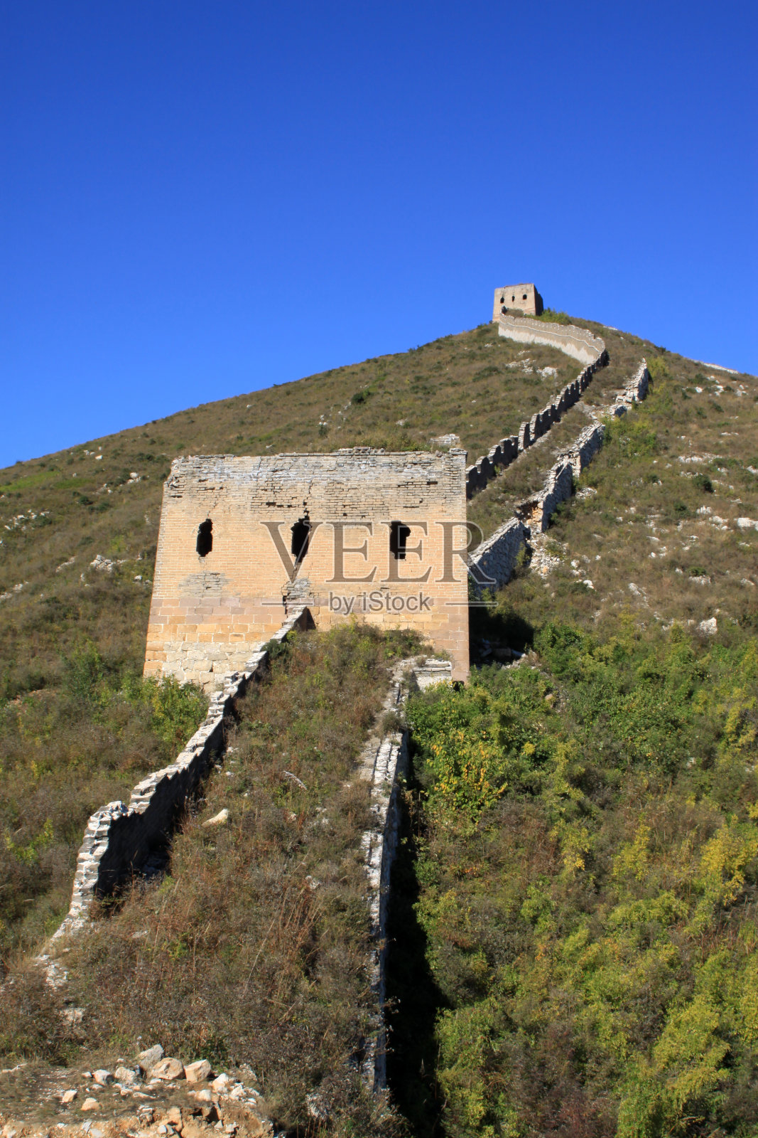 原生态的长城关隘照片摄影图片