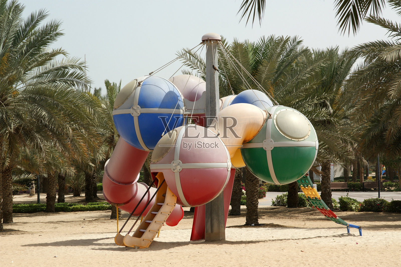 阿联酋迪拜美丽公园景色照片摄影图片