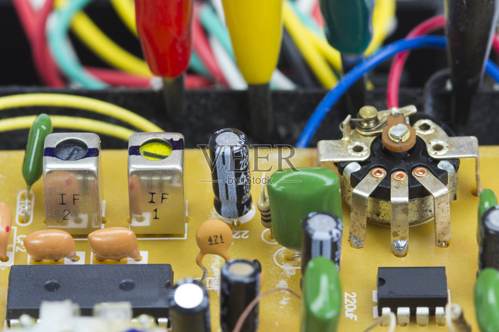 复古的电子板照片摄影图片