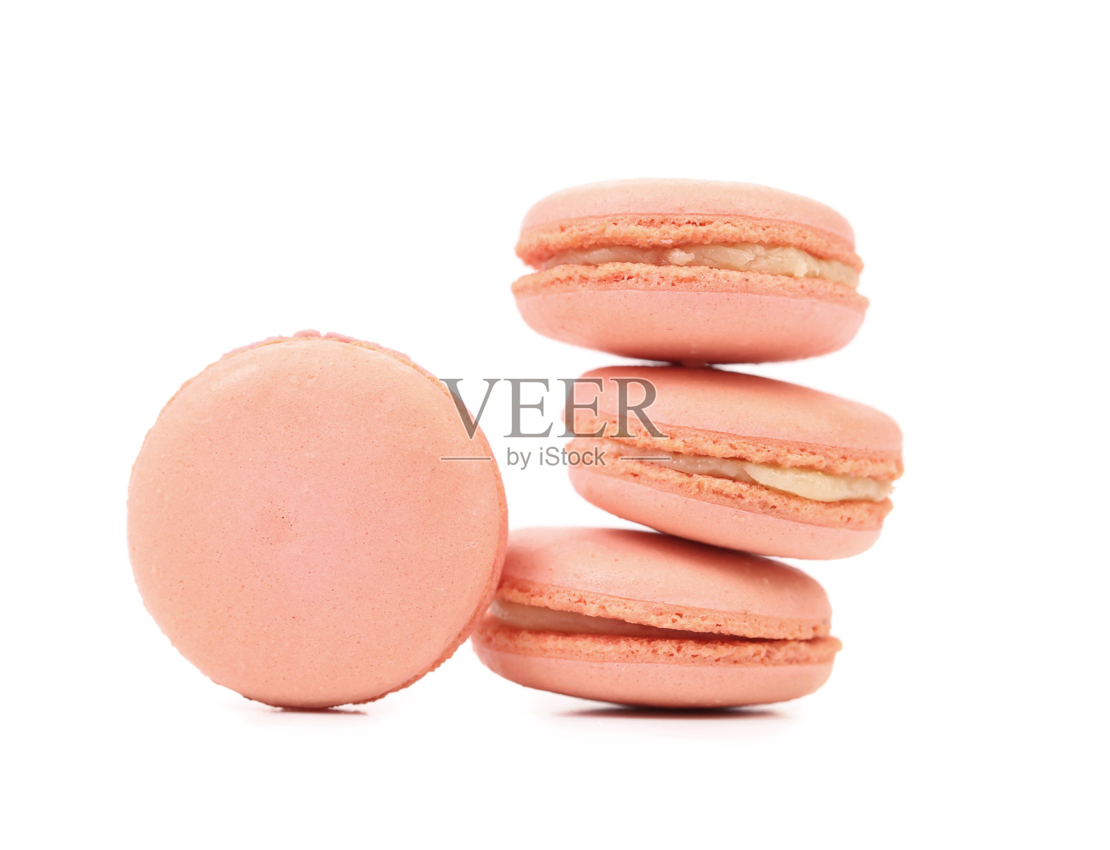 一堆马卡龙蛋糕照片摄影图片