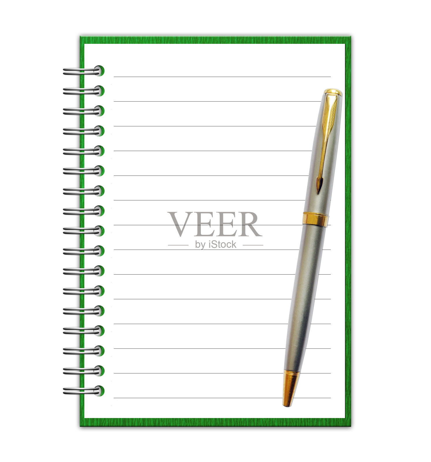 白纸、笔记本和笔照片摄影图片