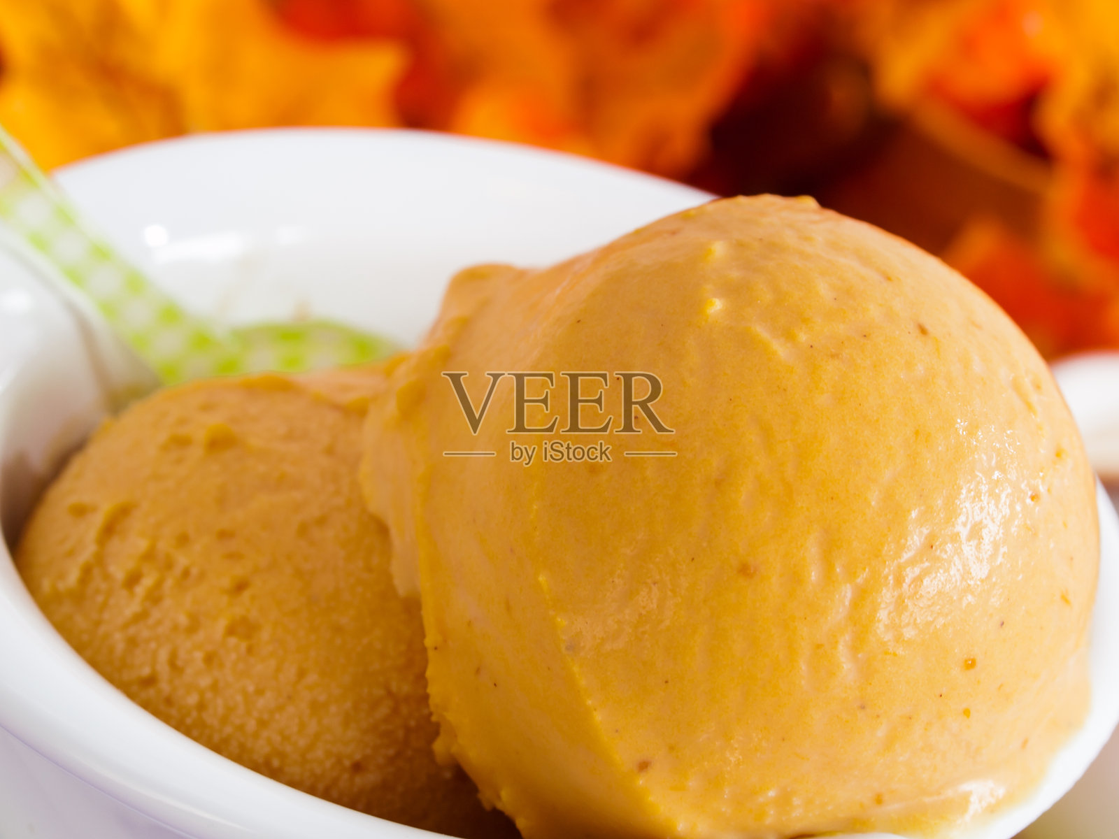 Pumpkin冰淇淋照片摄影图片
