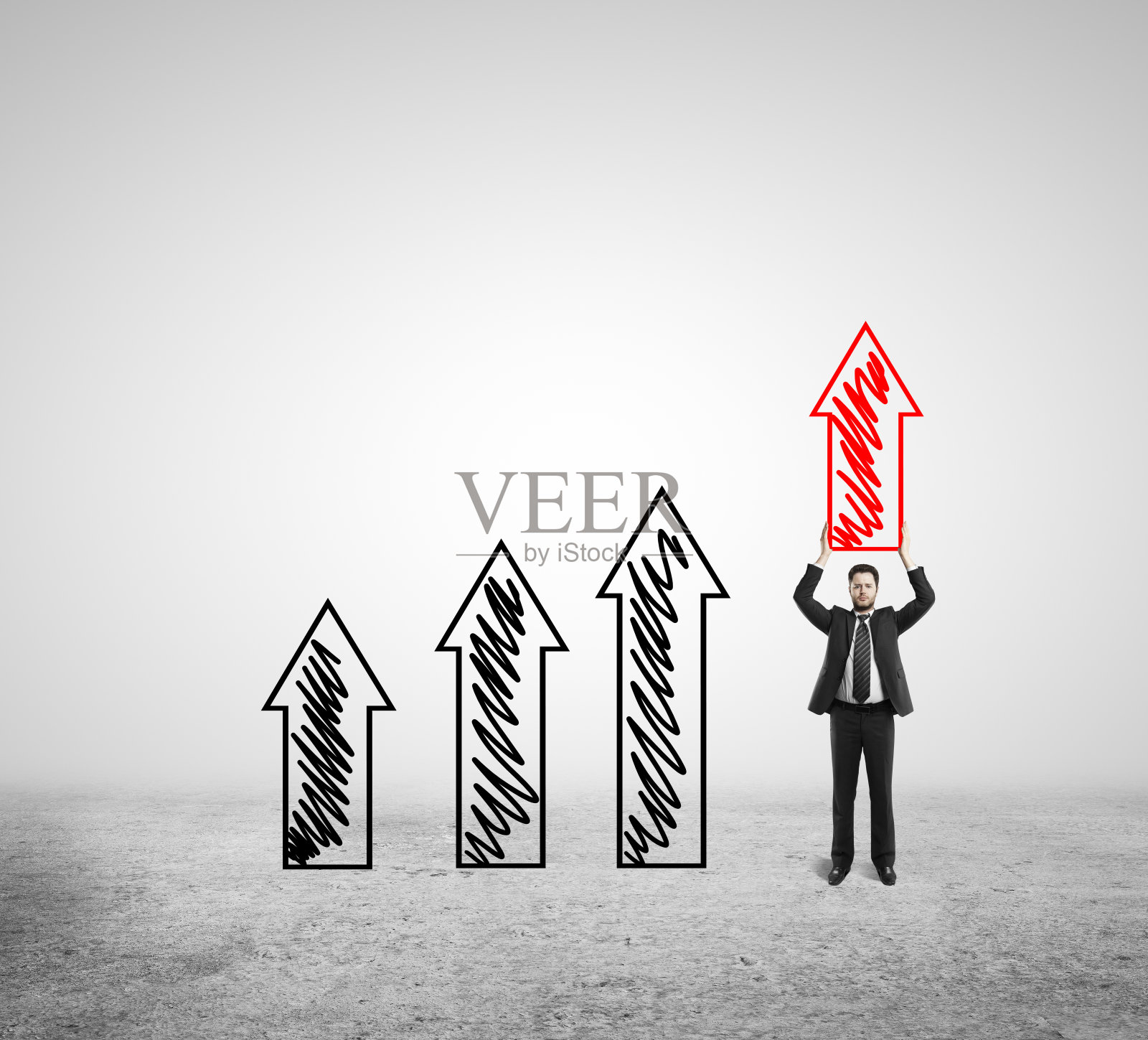 商人拿着图照片摄影图片