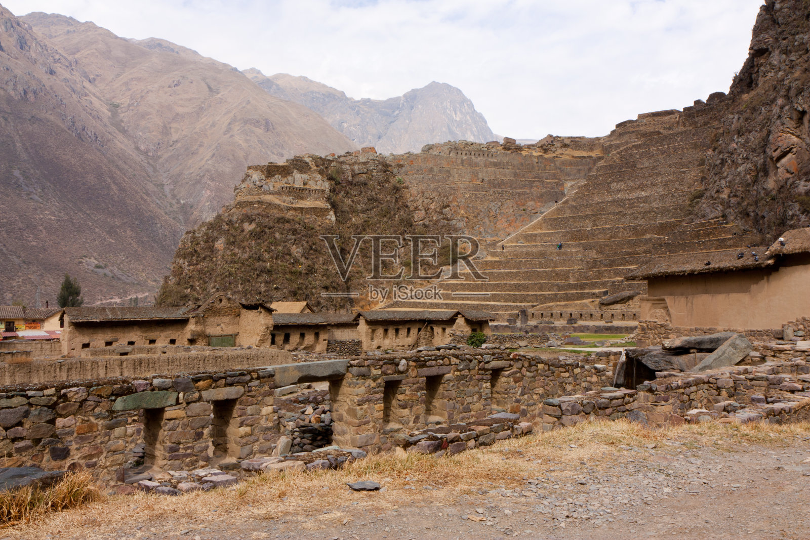 奥兰泰坦博 - 印加遗址照片摄影图片