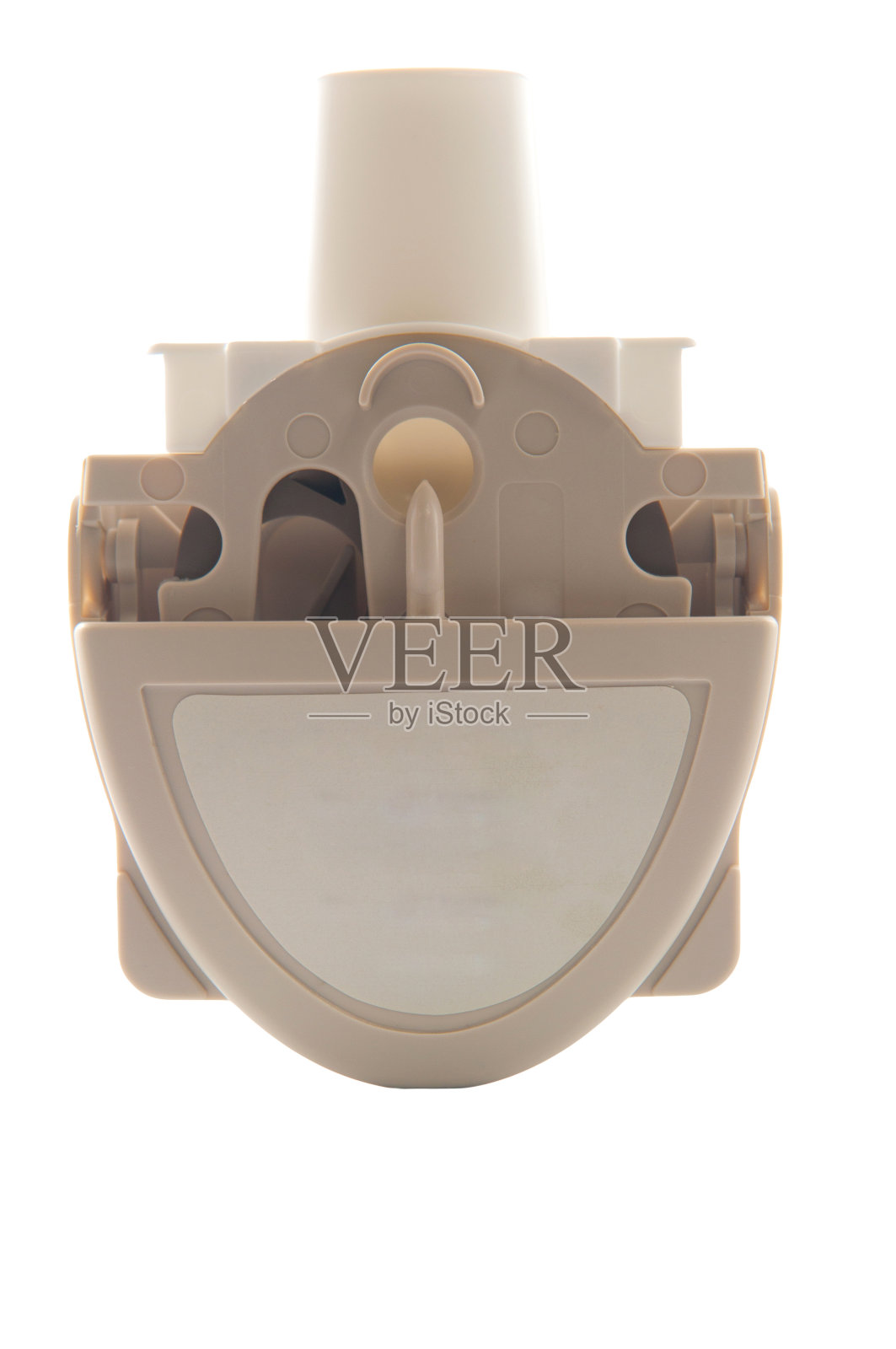 闭合的粉末哮喘吸入器照片摄影图片