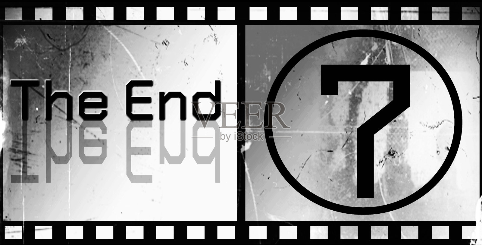 电影结束画面照片摄影图片