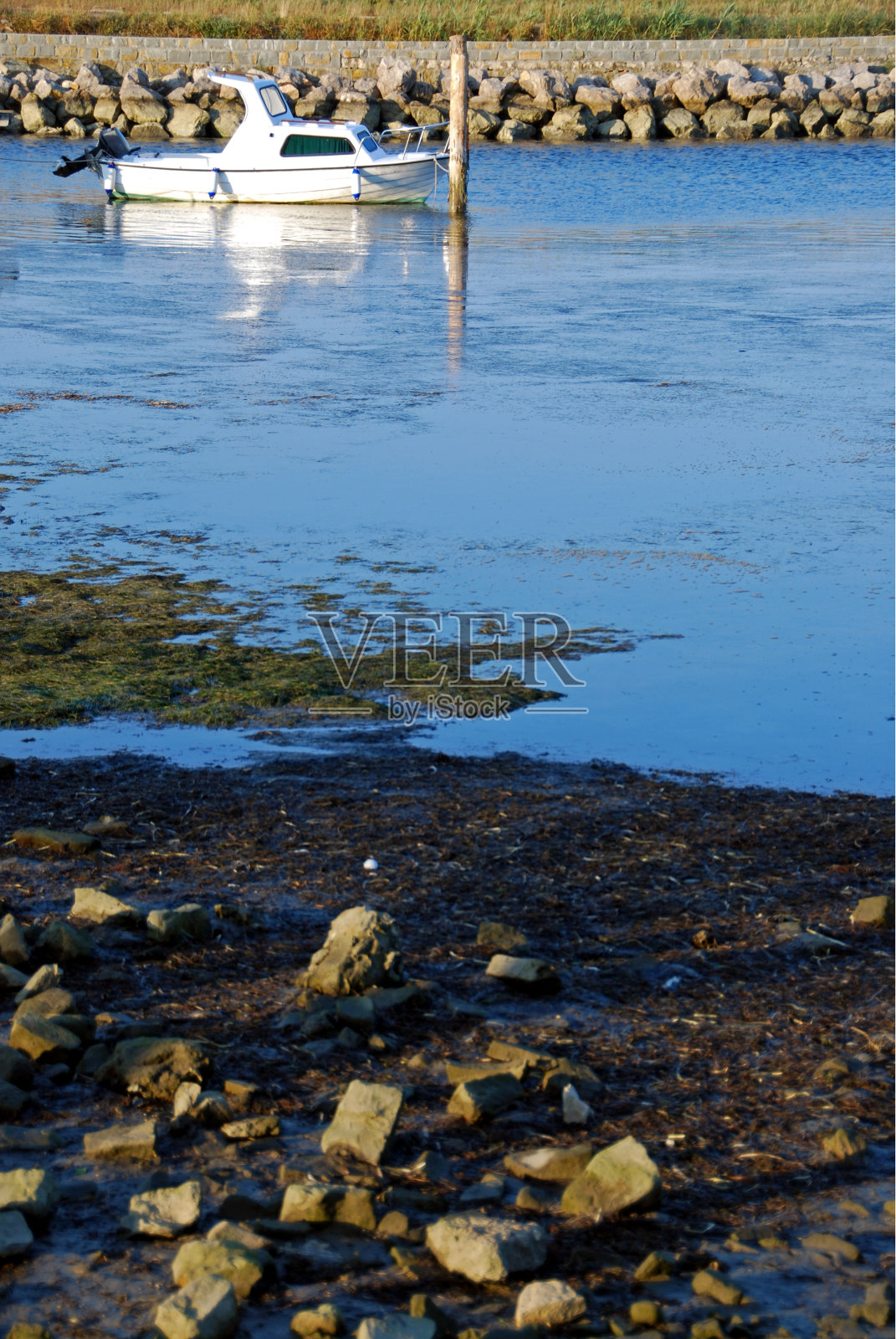 退潮船舶照片摄影图片