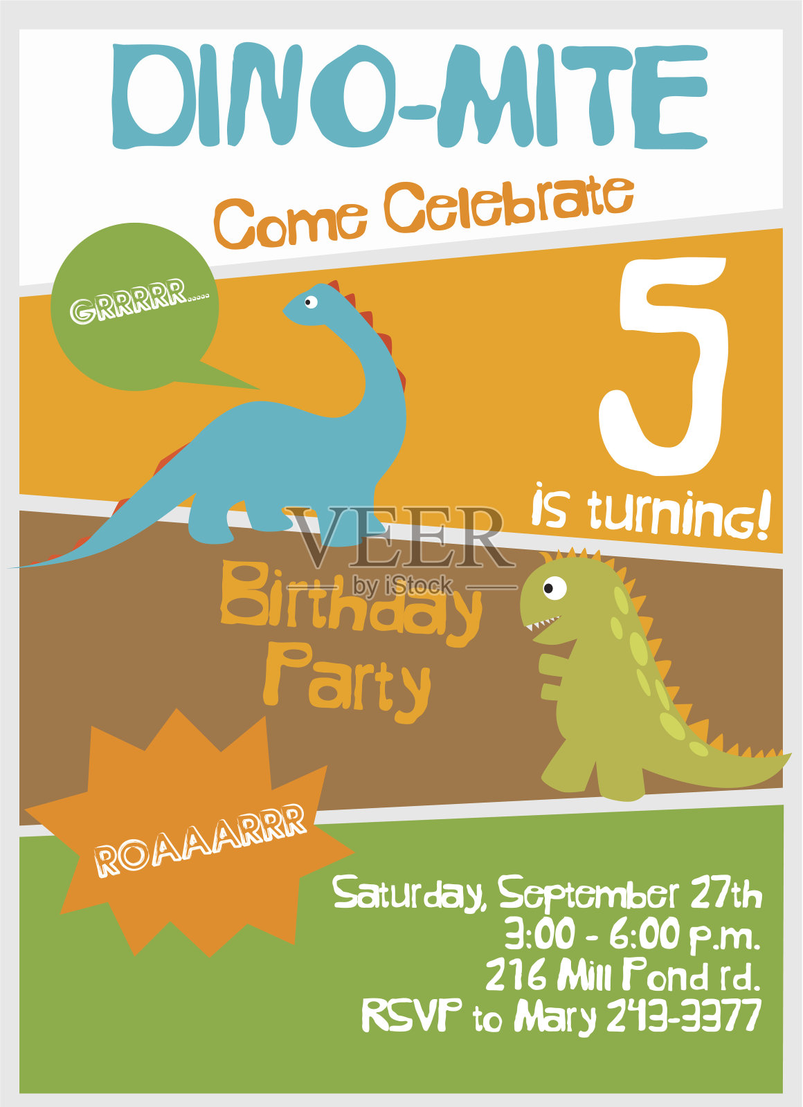 邀请卡插画图片素材