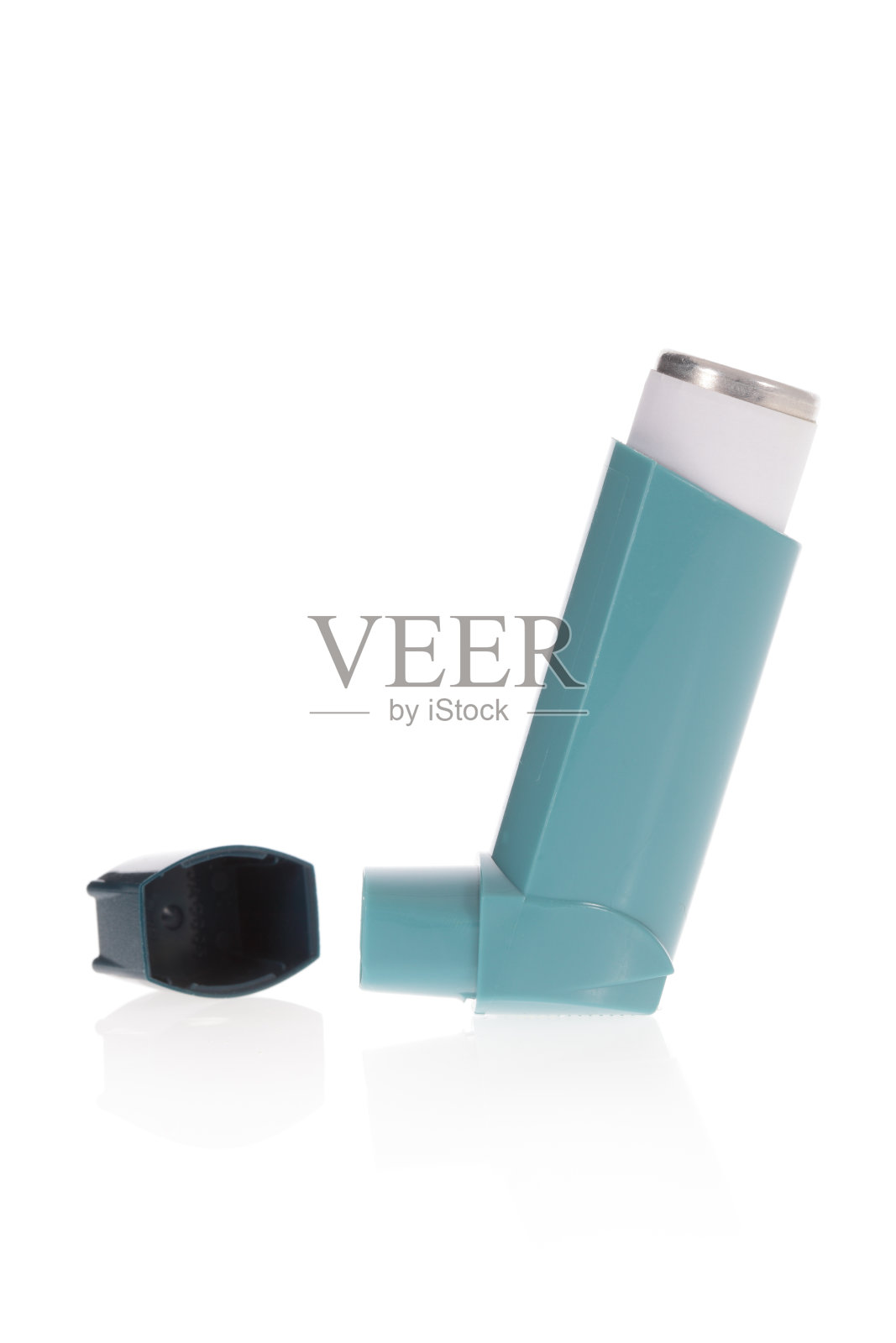 哮喘吸入器孤立白色照片摄影图片