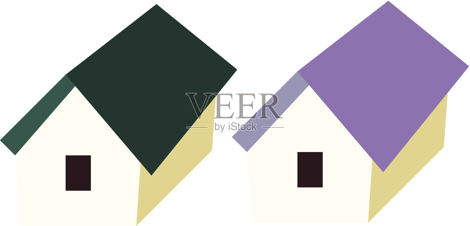 房子的视图设计元素图片