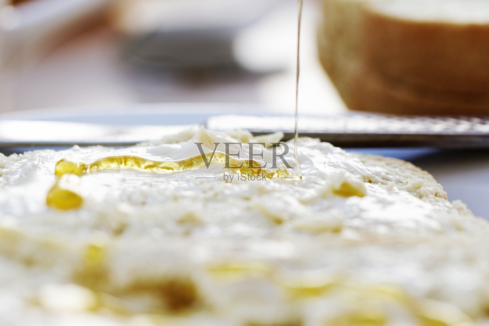 蜂蜜面包照片摄影图片