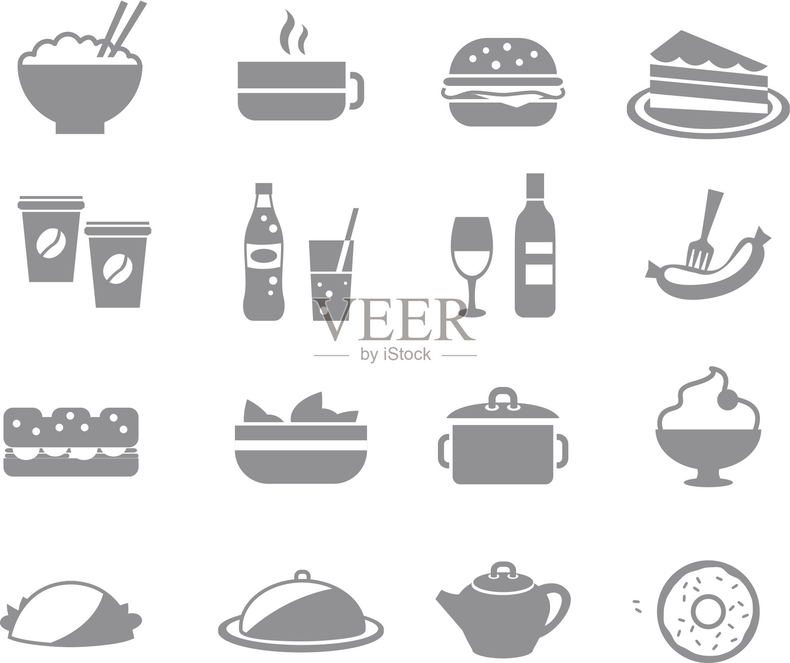 食物图标图标素材