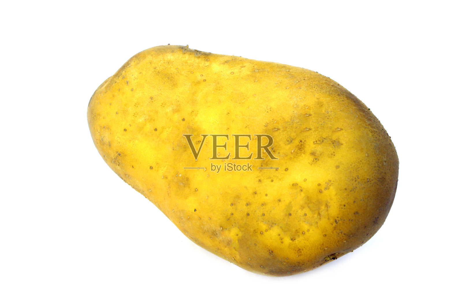 白底土豆照片摄影图片