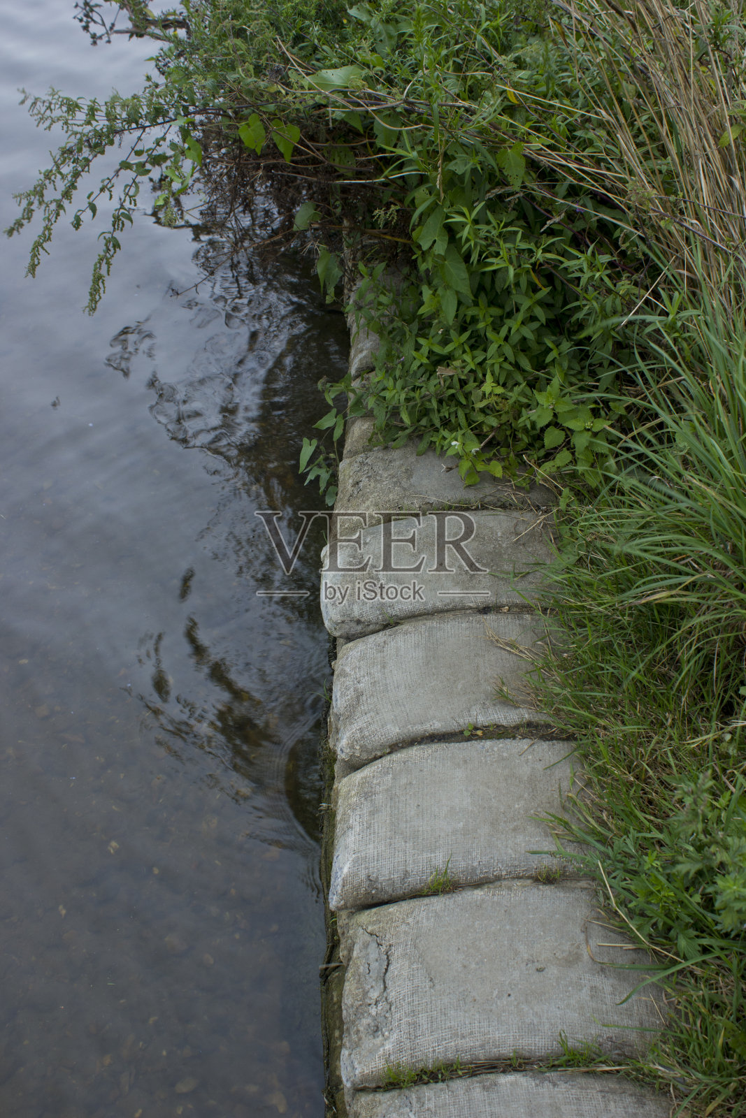 混凝土Bagwork配合照片摄影图片