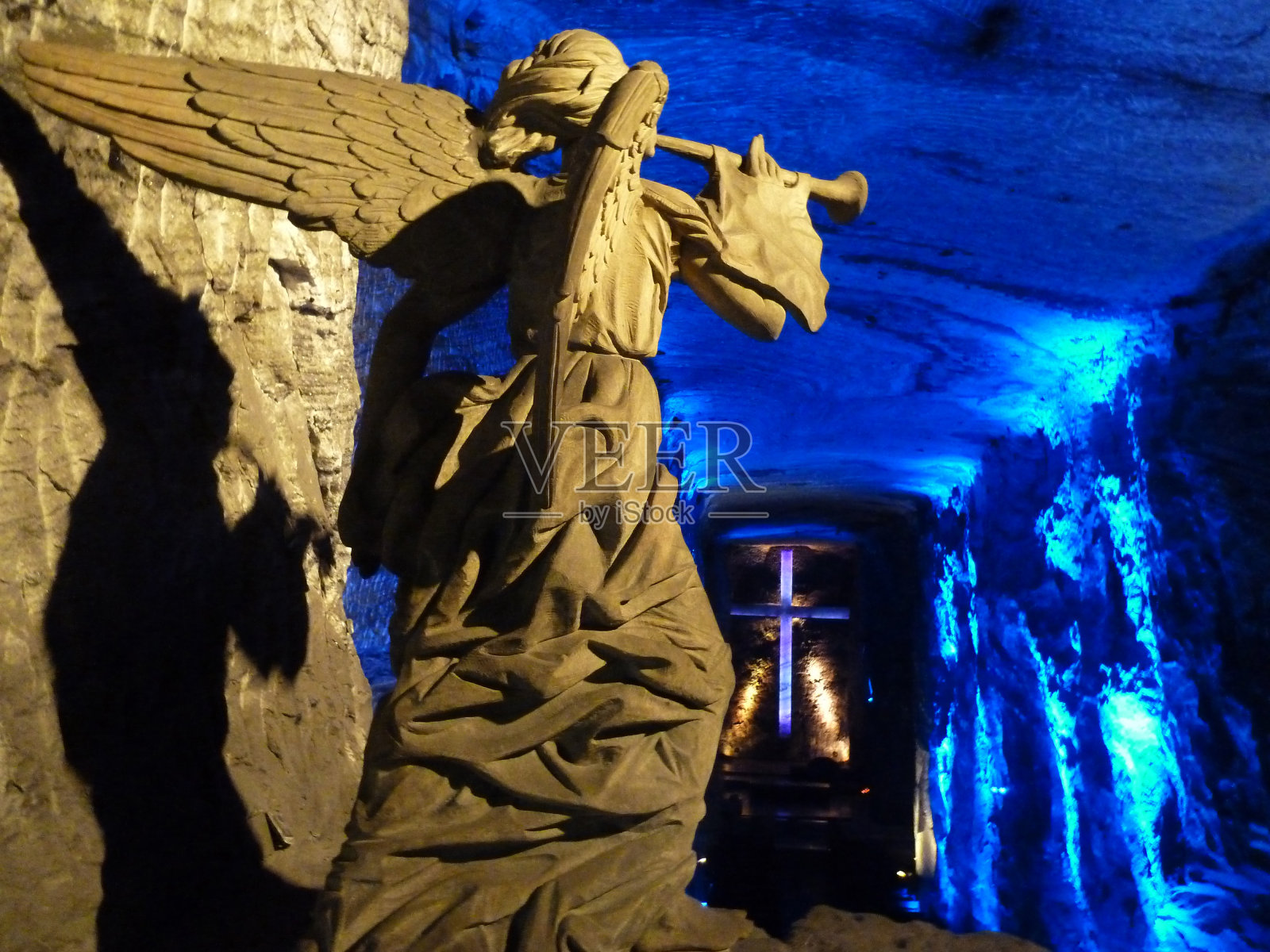 齐帕基拉的盐大教堂照片摄影图片