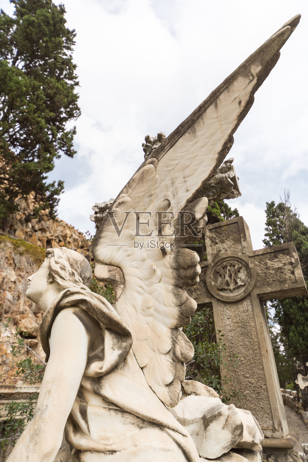 古老的墓地照片摄影图片