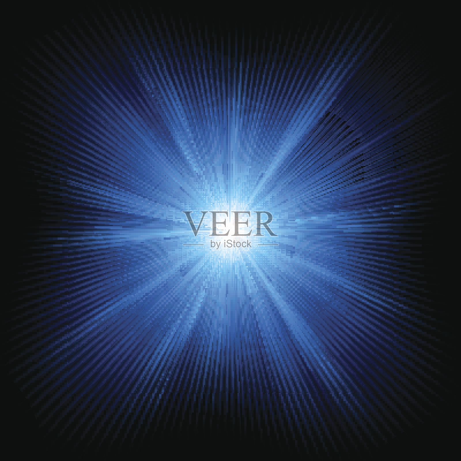 蓝色设计，带爆裂。每股收益10插画图片素材