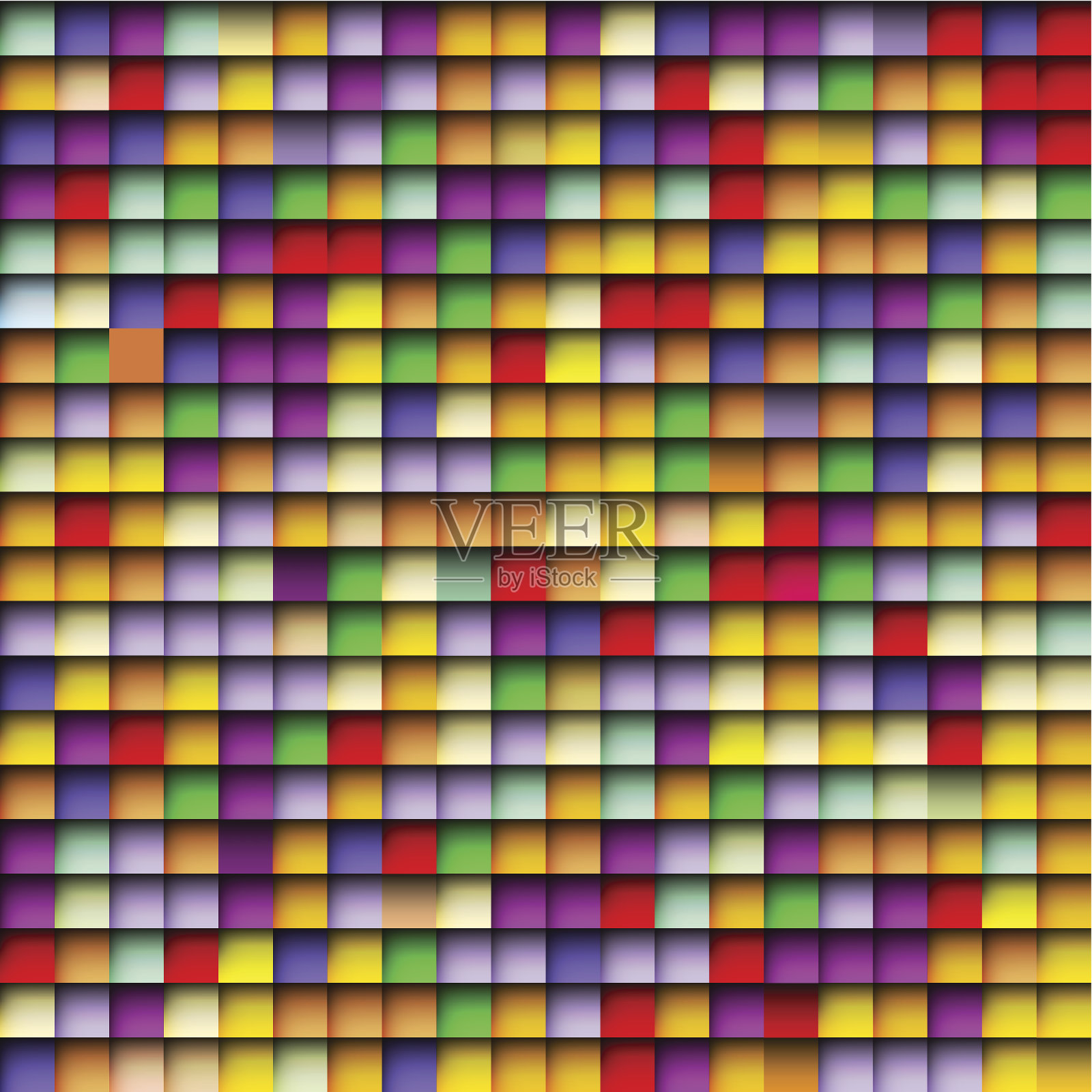 抽象方块镶嵌背景插画图片素材