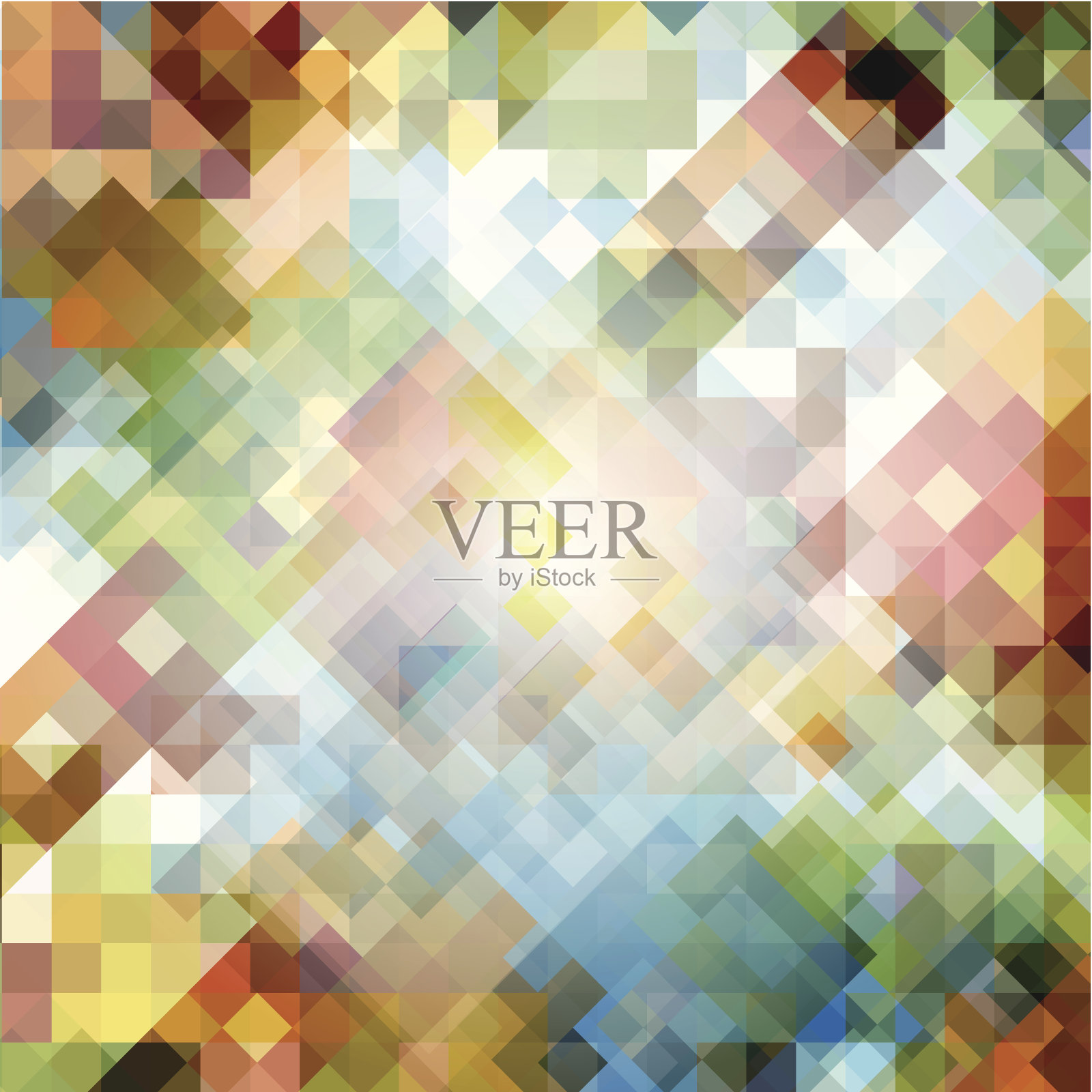 方块的彩色背景插画图片素材