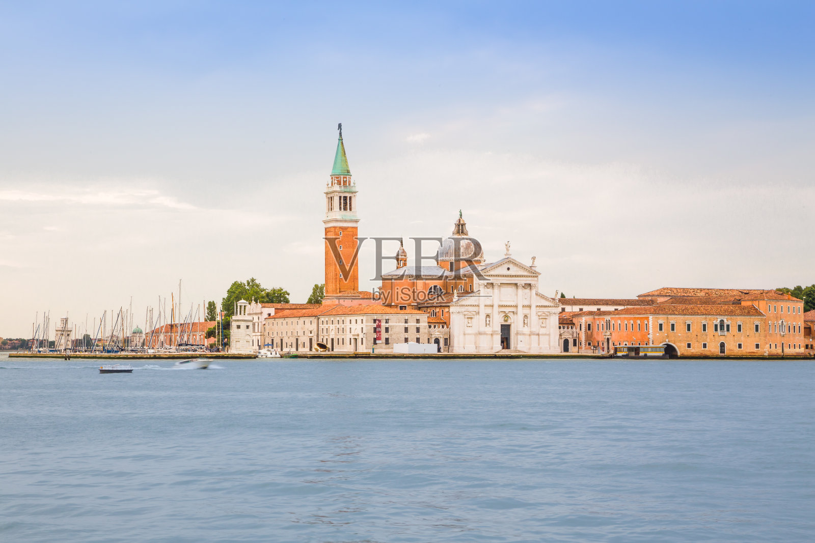 意大利威尼斯的圣乔治岛照片摄影图片