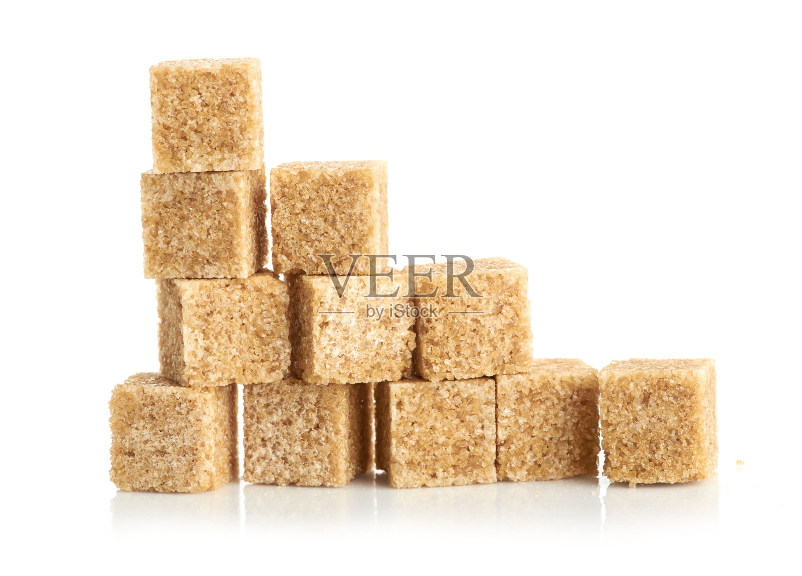 棕蔗方糖照片摄影图片