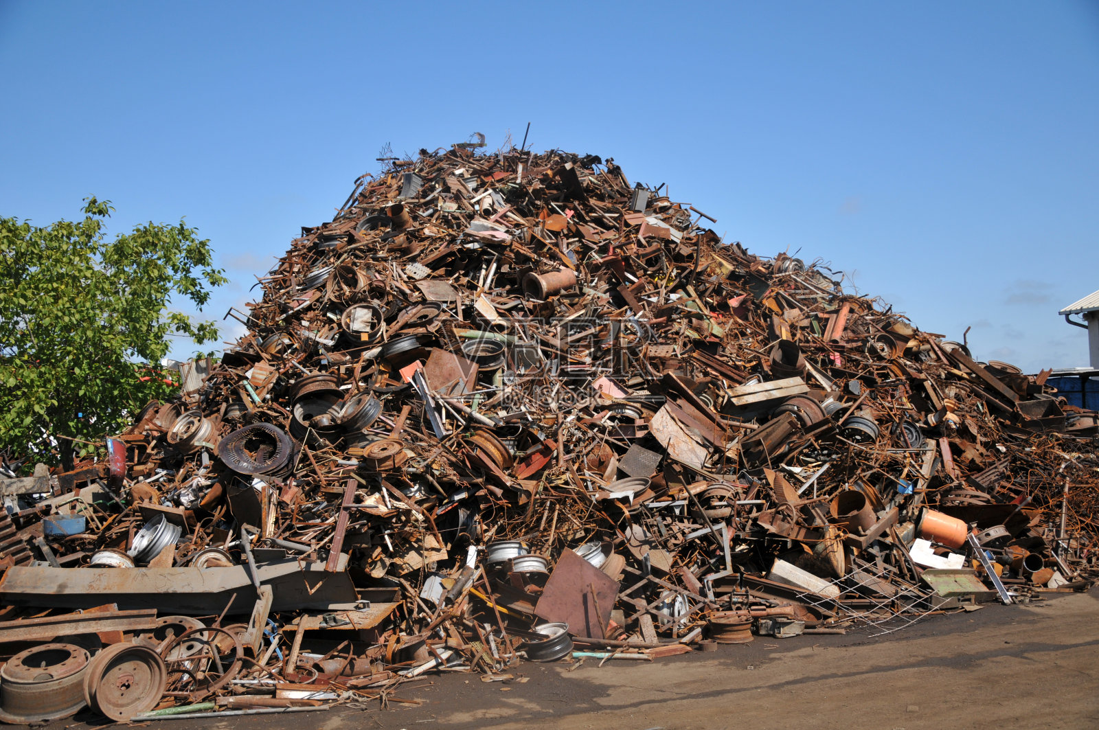 垃圾场照片摄影图片