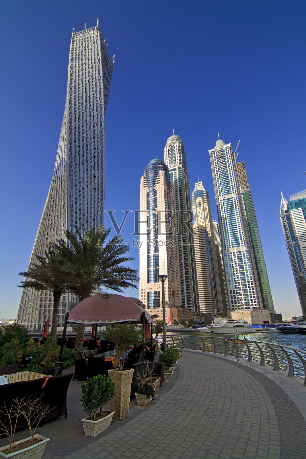 迪拜码头照片摄影图片