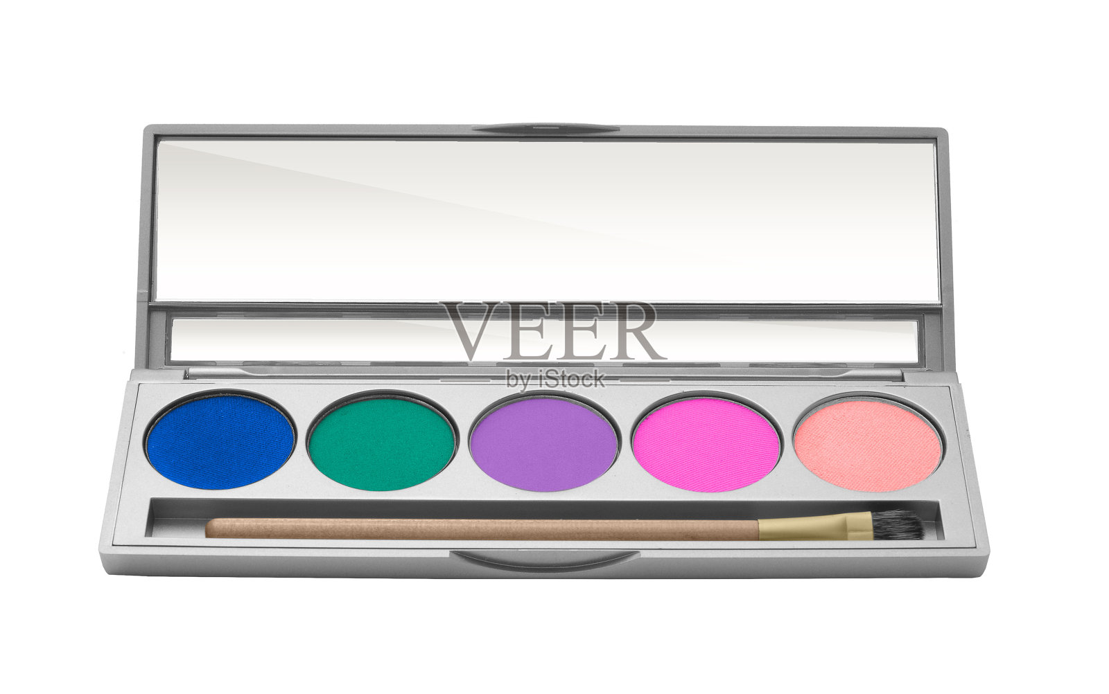 化妆集孤立的白色背景照片摄影图片