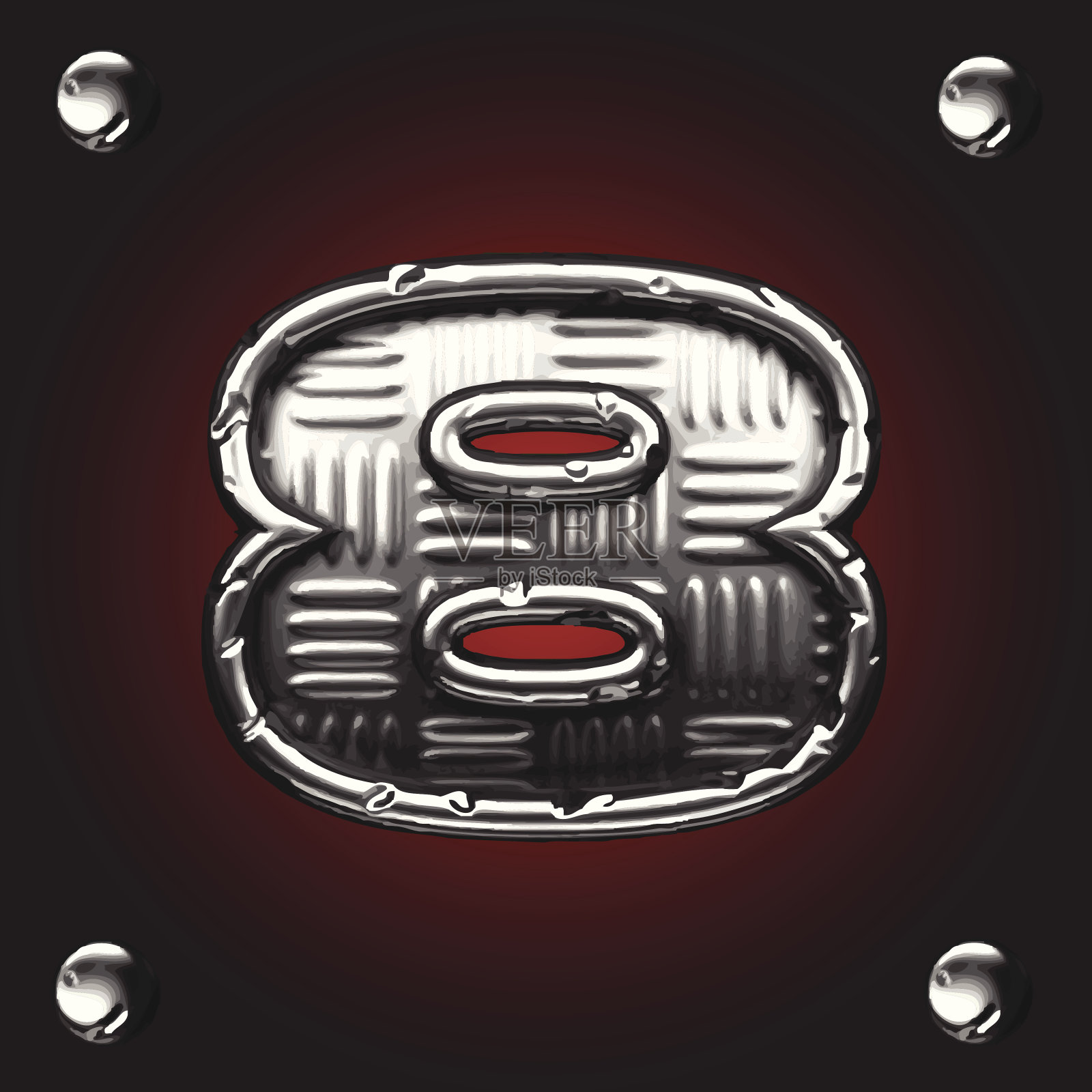 金属图8设计元素图片