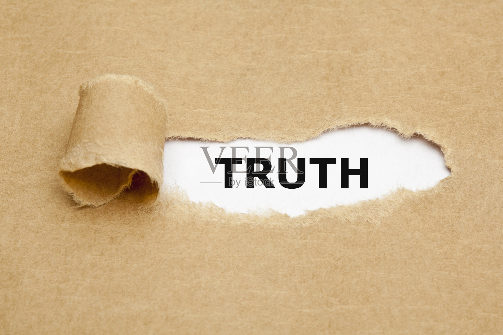 真理撕纸照片摄影图片