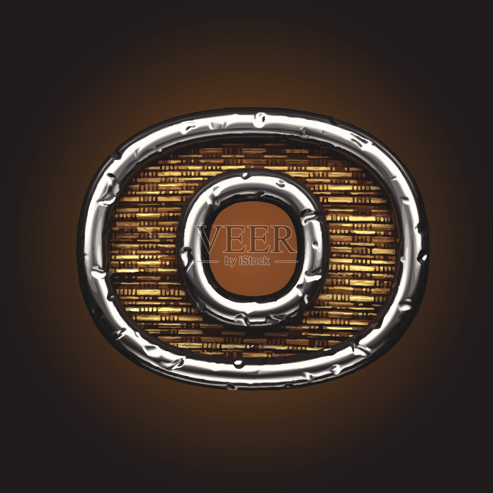 木材和金属图o设计元素图片