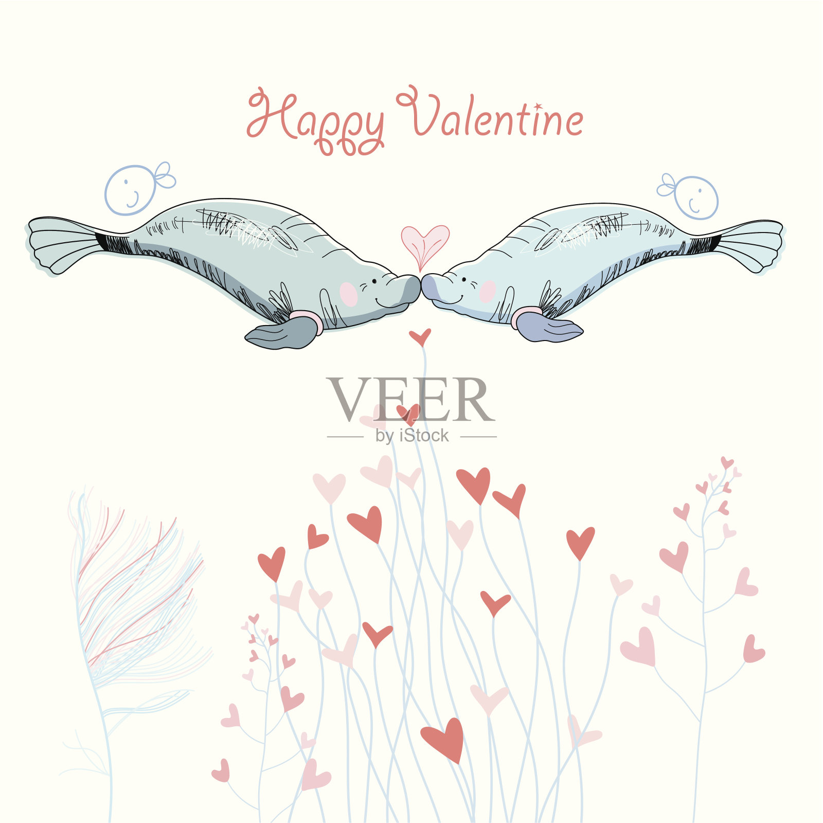 情人节的背景插画图片素材