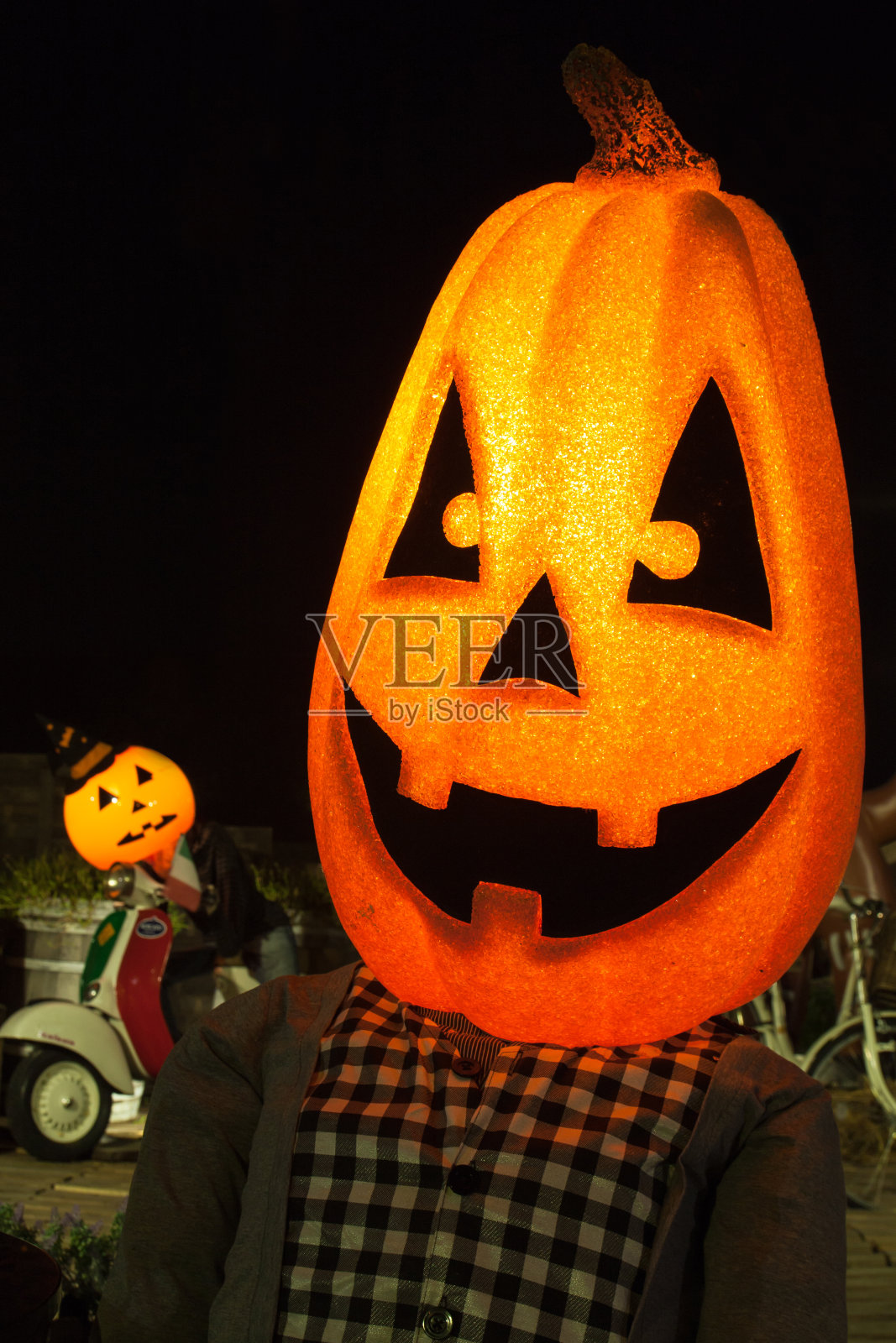 万圣节的南瓜照片摄影图片