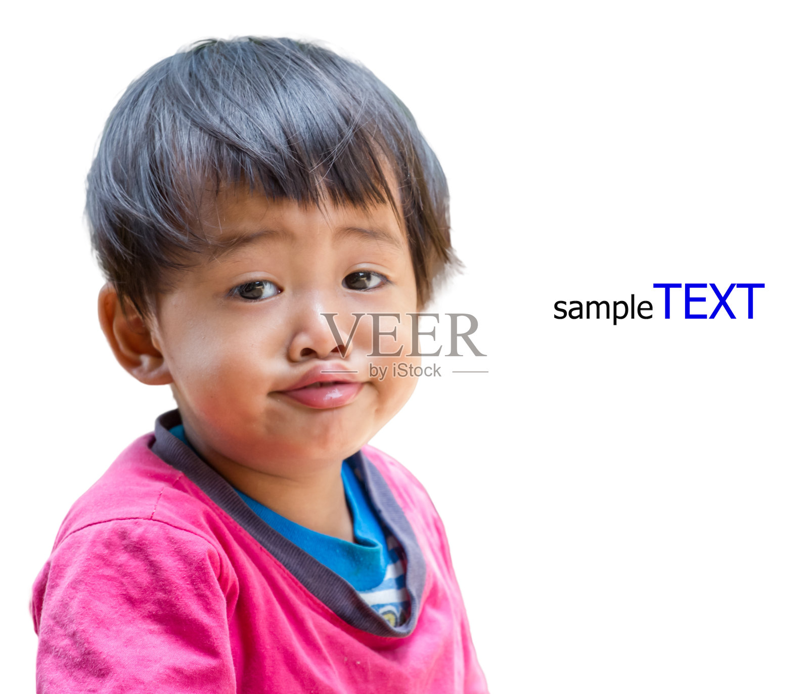 可爱的情感小女孩快乐的微笑照片摄影图片