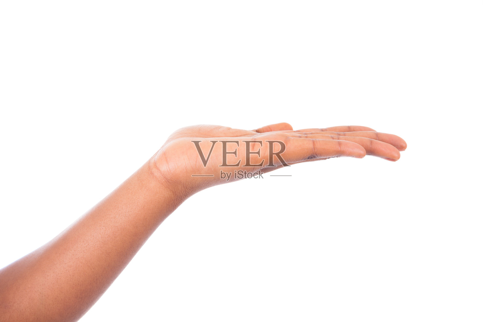 手势孤立在白色背景上照片摄影图片