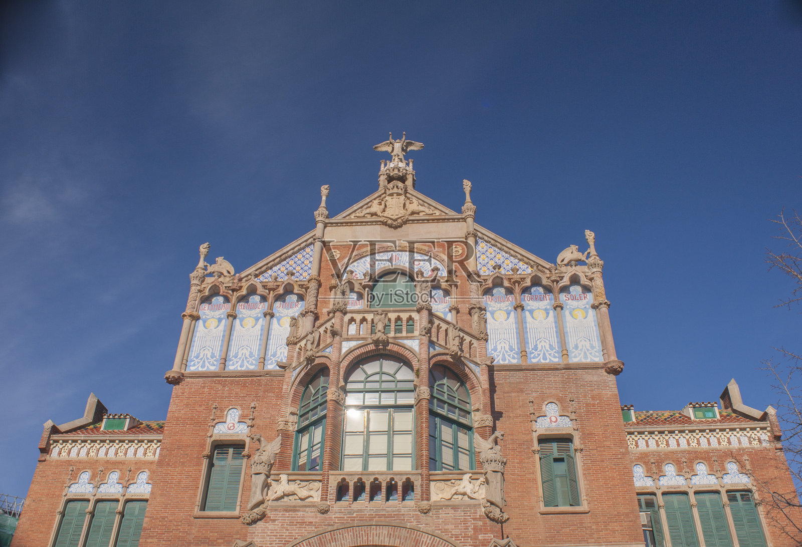 巴塞罗那圣克里乌和圣波医院照片摄影图片