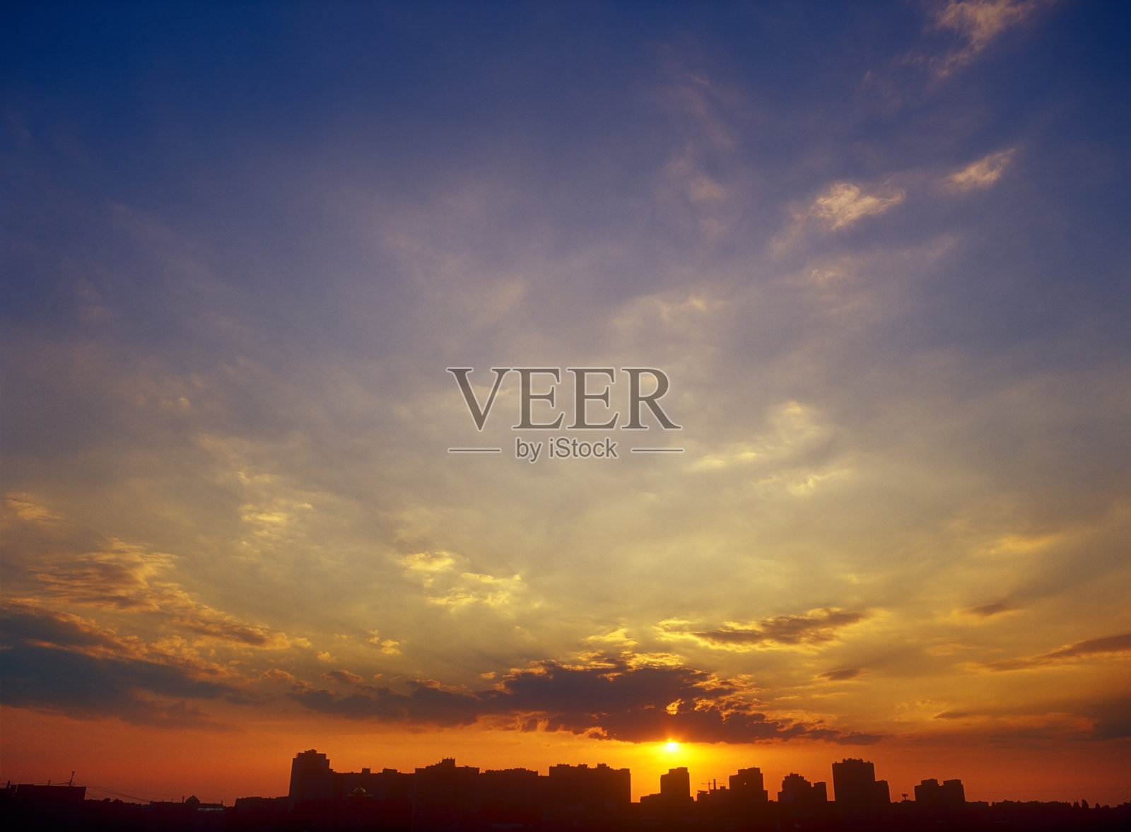 日落。照片摄影图片