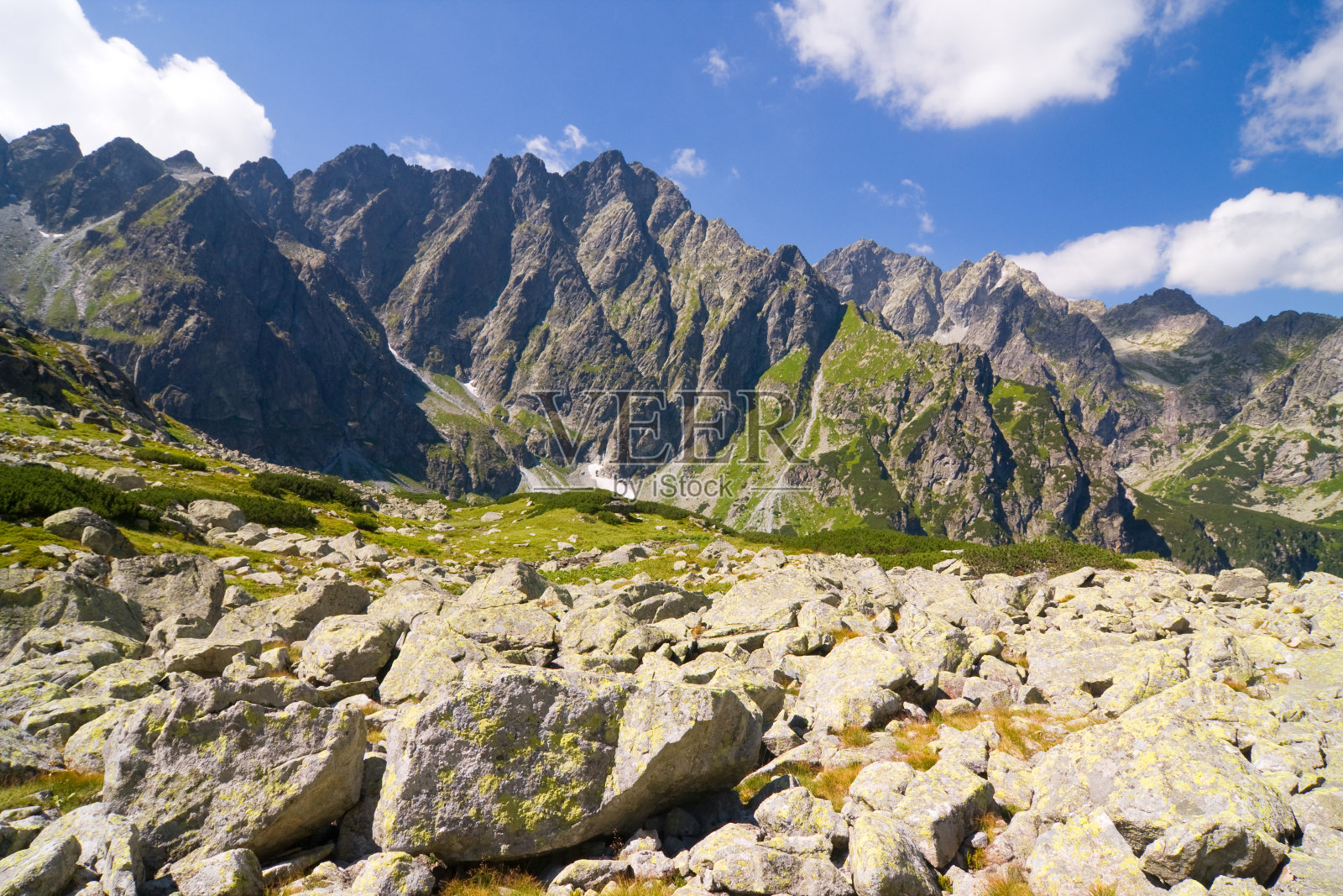 斯洛伐克高地塔特拉斯的别洛沃德斯卡山谷照片摄影图片