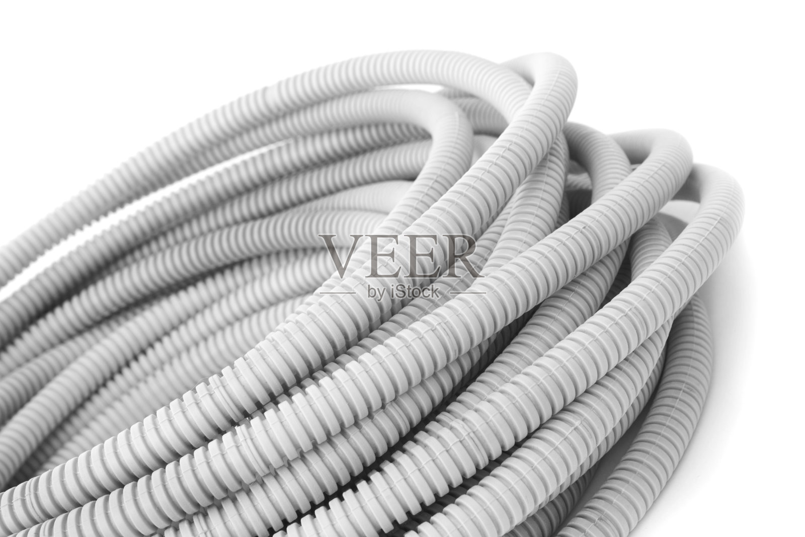 电缆采用波纹管照片摄影图片